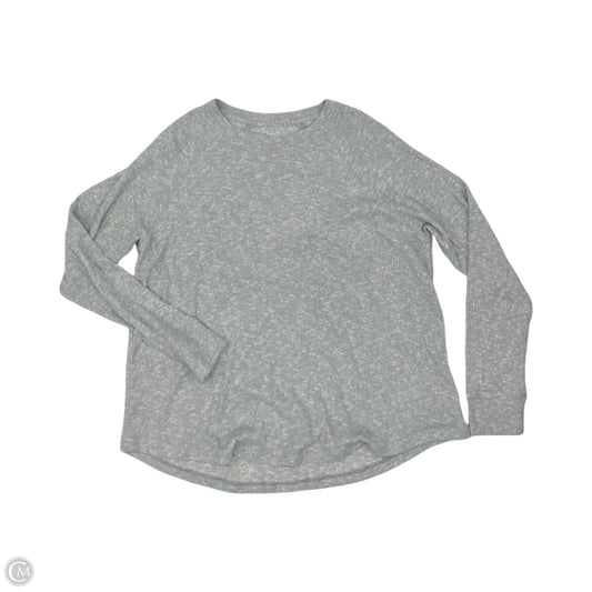 Top Long Sleeve By American Eagle In Grey, Size: Xl