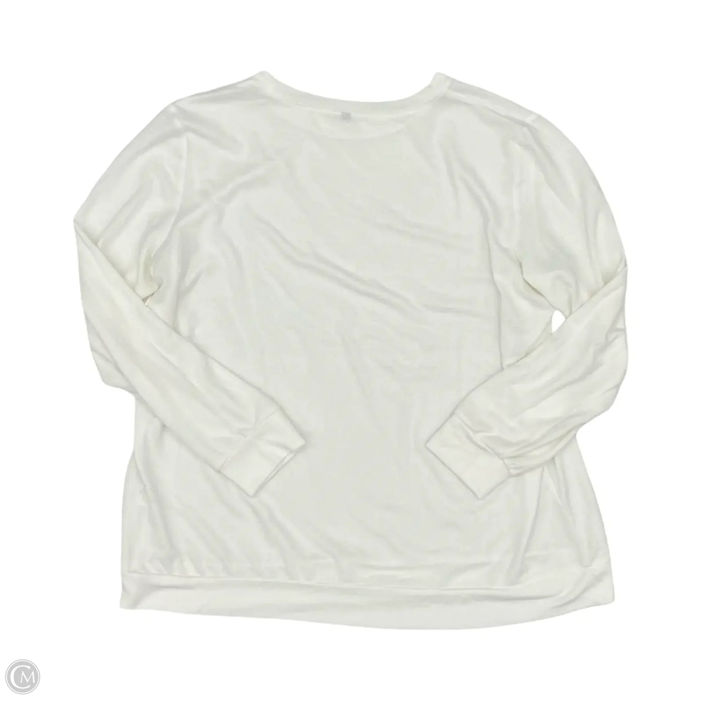 Top Long Sleeve By Clothes Mentor In White, Size: Xl