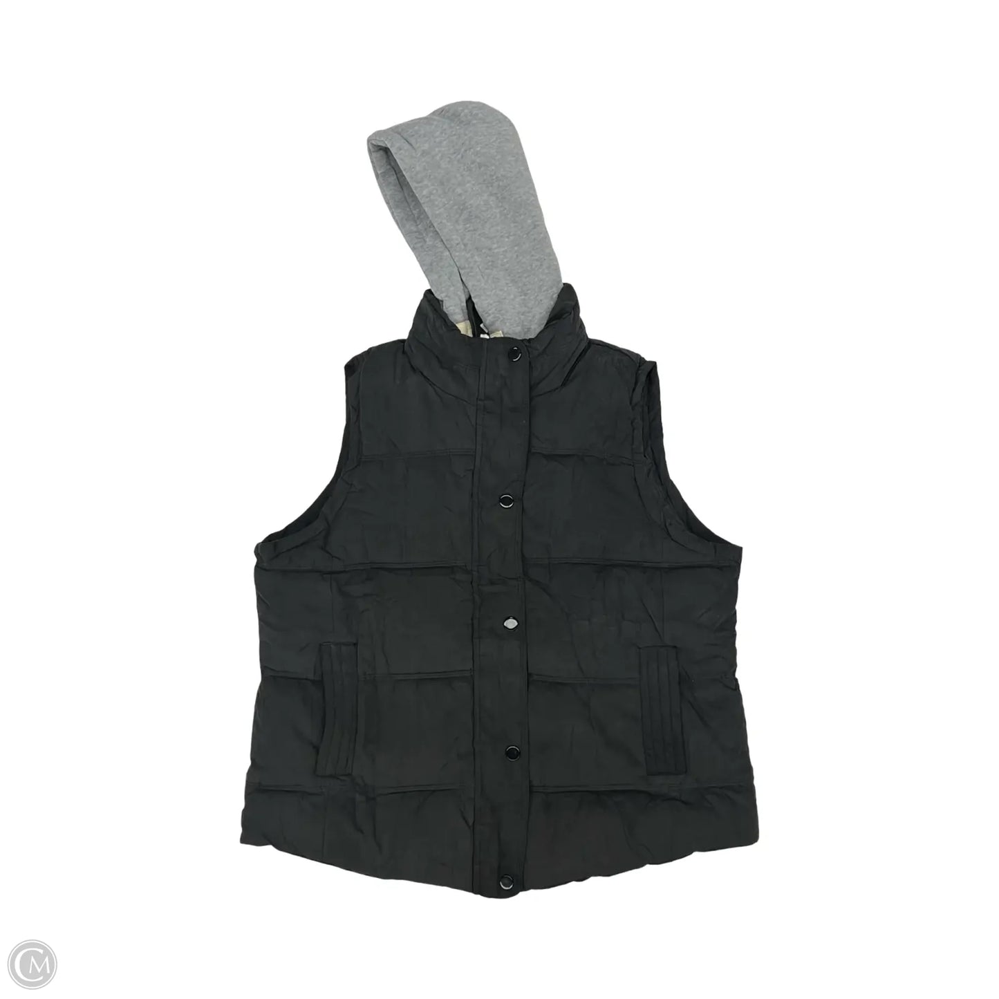 Vest Puffer & Quilted By Clothes Mentor In Black, Size: 2x