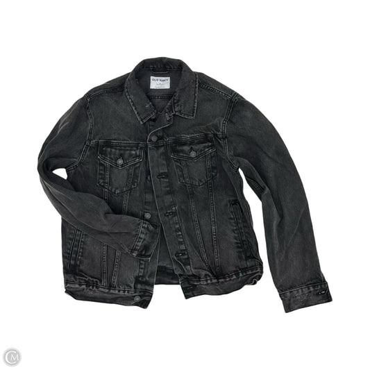 Jacket Denim By Old Navy In Black Denim, Size: M