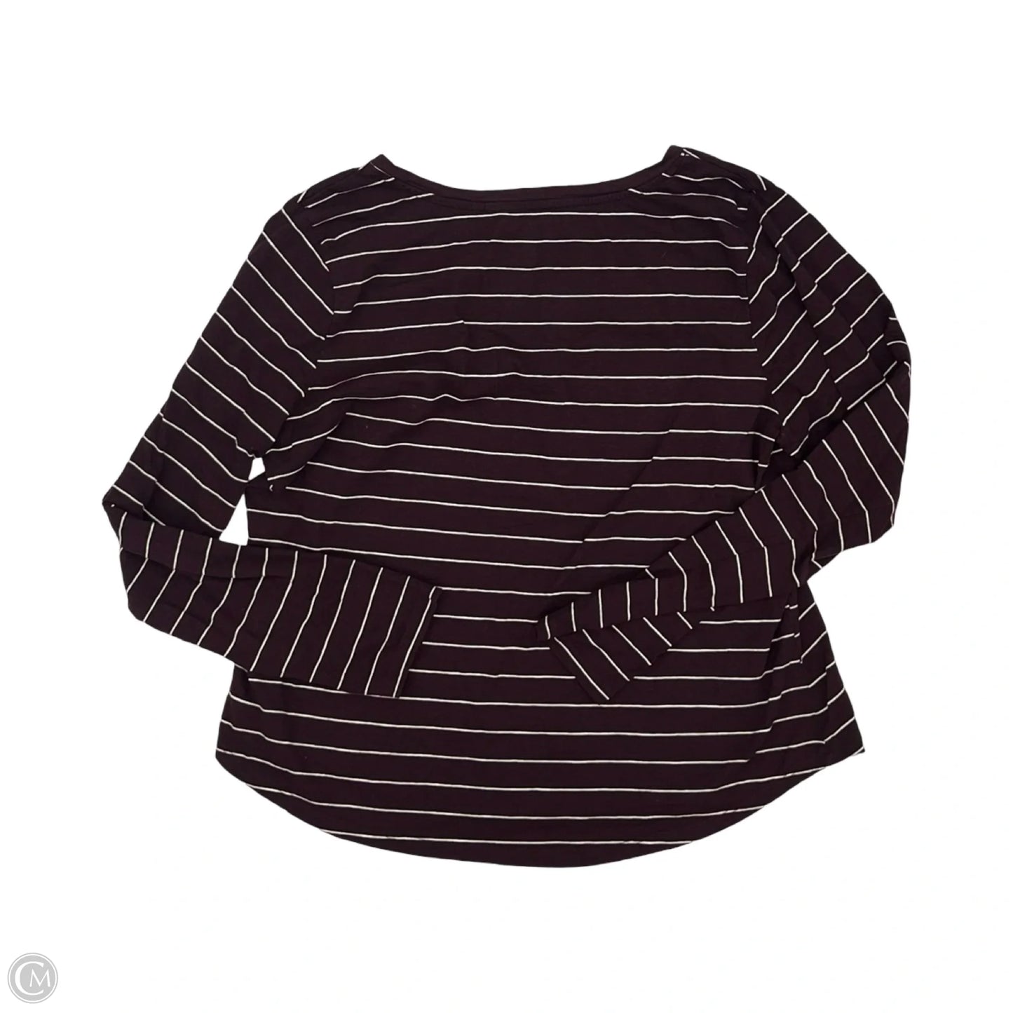 Top Long Sleeve By Sonoma In Maroon, Size: Xxl