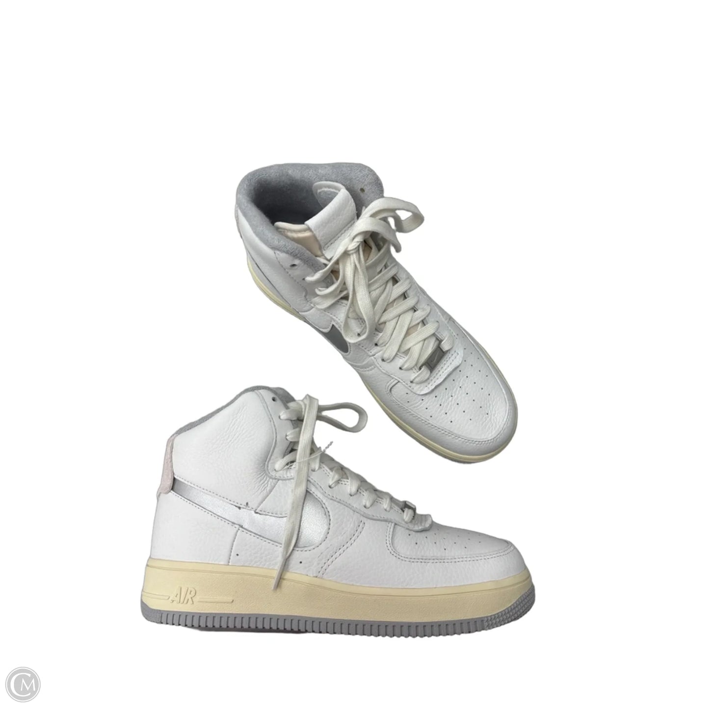 Shoes Athletic By Nike In White, Size: 9