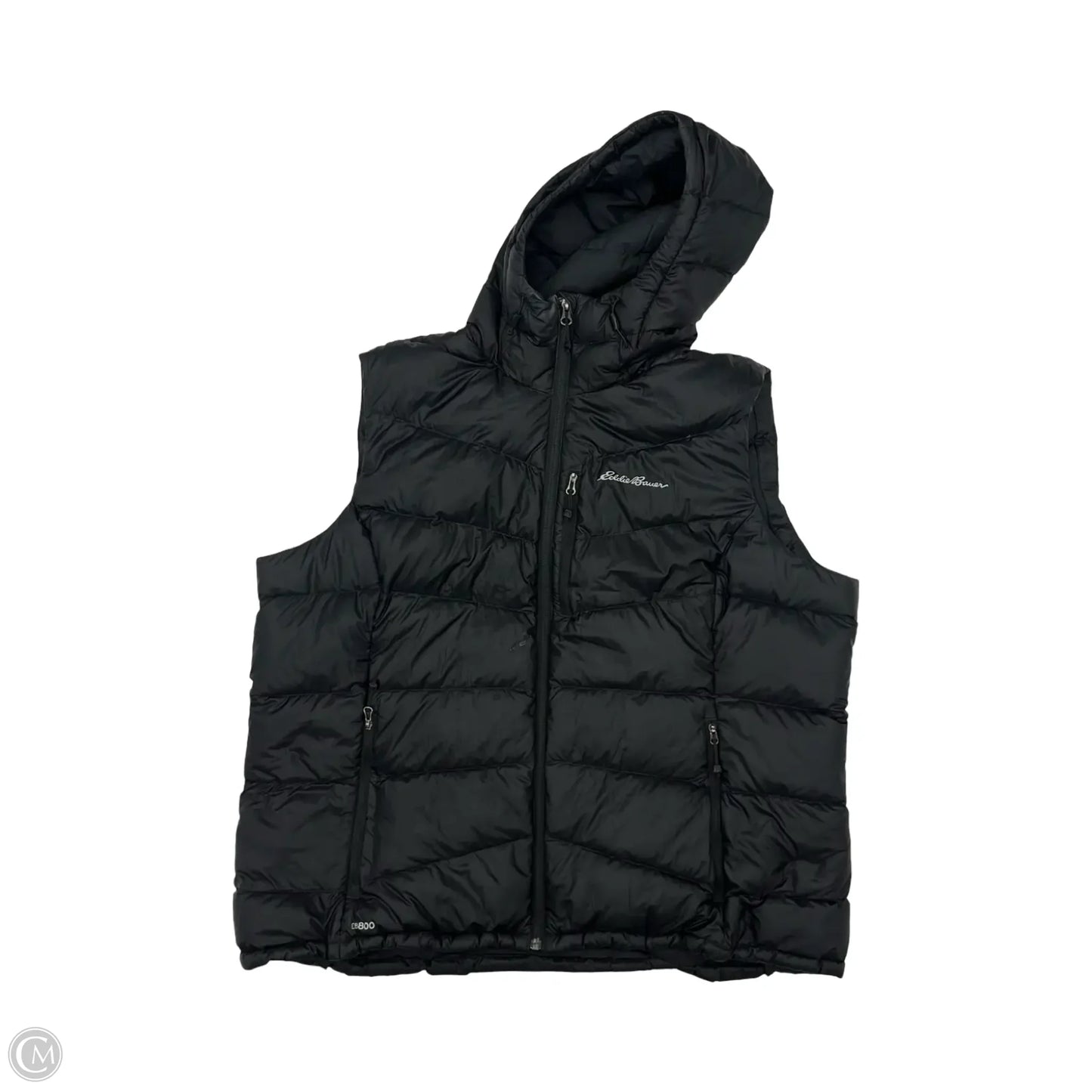 Vest Puffer & Quilted By Eddie Bauer In Black, Size: 2x