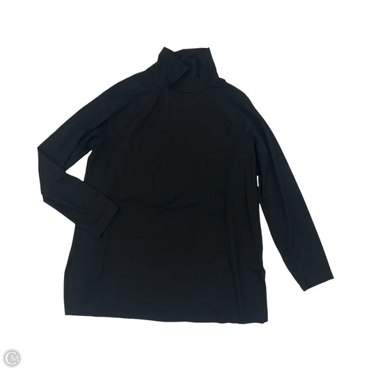Top Long Sleeve By J. Jill In Black, Size: M