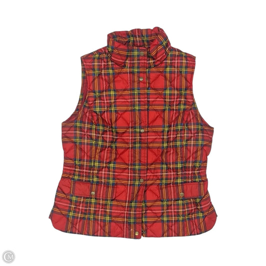 Vest Puffer & Quilted By Talbots In Red, Size: M