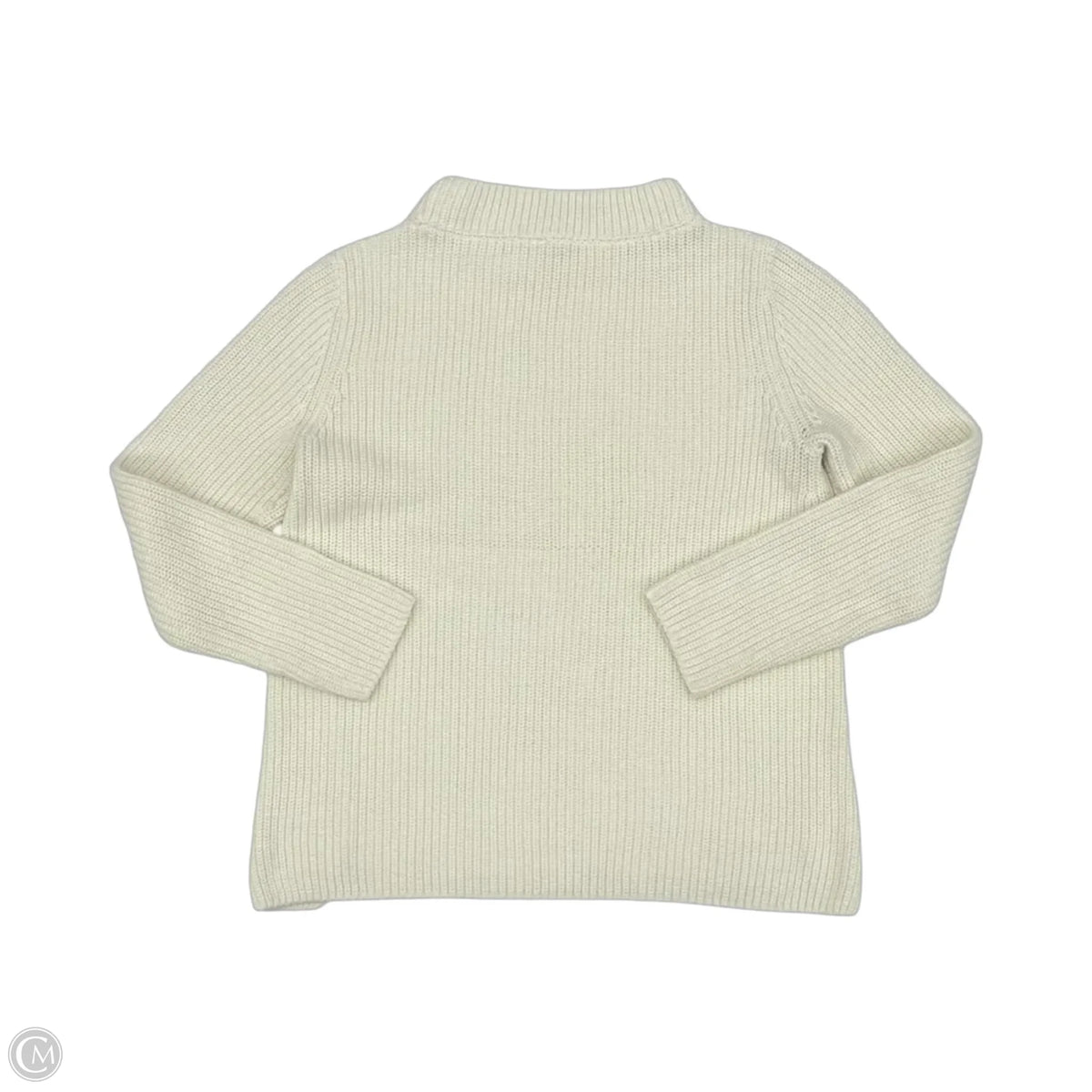 Sweater By Talbots In Cream, Size: L