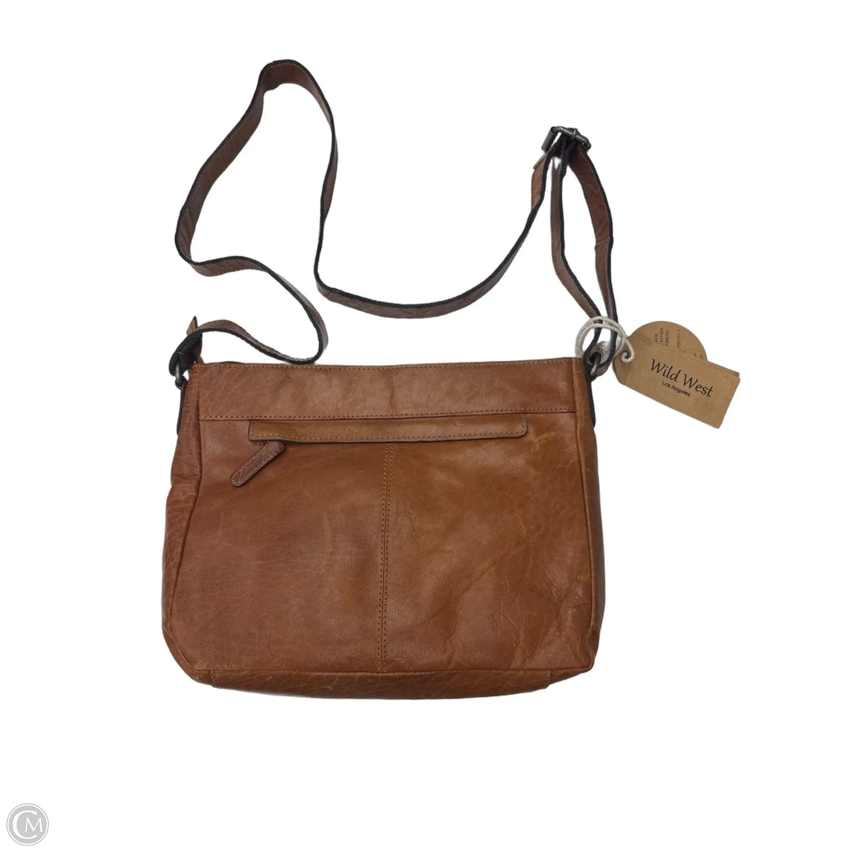 Crossbody Leather By Cmc, Size: Medium