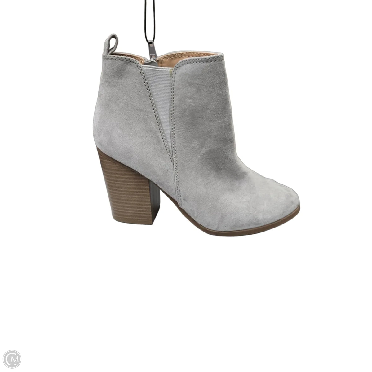 Boots Ankle Heels By Express In Grey, Size: 9