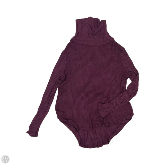 Top Long Sleeve By Clothes Mentor In Purple, Size: M