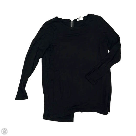 Top Long Sleeve By Loft In Black, Size: M