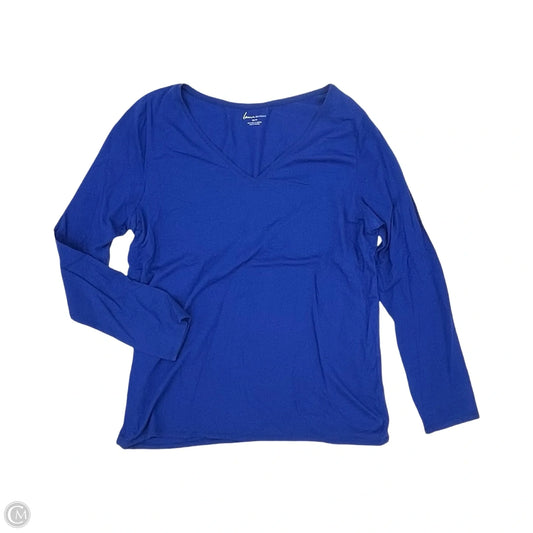 Top Long Sleeve By Lane Bryant In Blue, Size: Xl