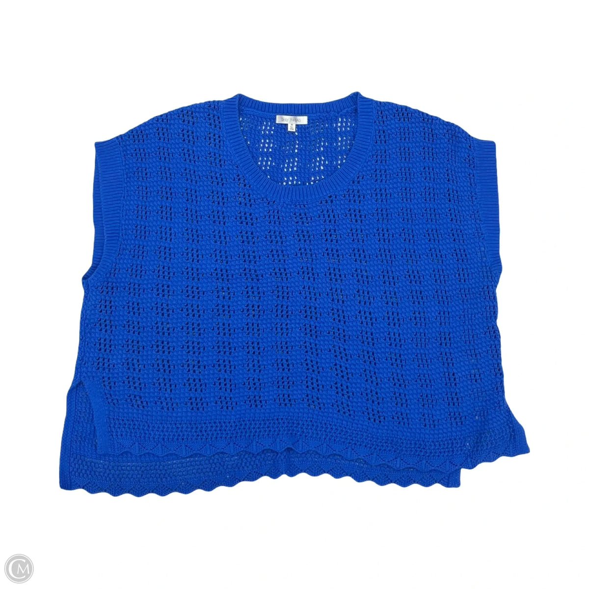 Sweater Short Sleeve By Daily Thread In Blue, Size: 2x