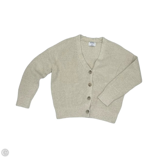 Sweater Cardigan By Old Navy In Cream, Size: L