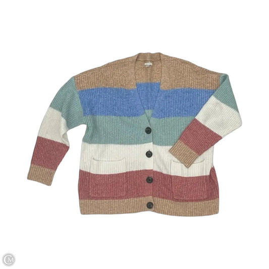 Sweater Cardigan By American Eagle In Multi-colored, Size: L