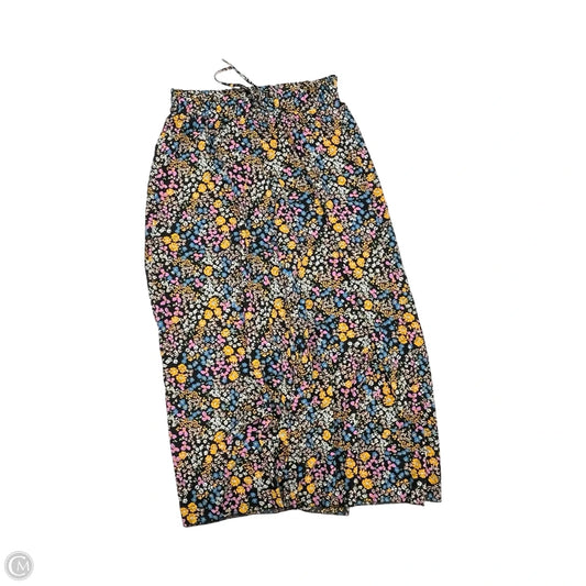 Pants Wide Leg By Clothes Mentor In Floral Print, Size: 1x