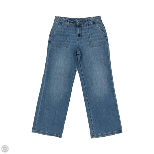 Jeans Wide Leg By Falls Creek In Blue Denim, Size: 12