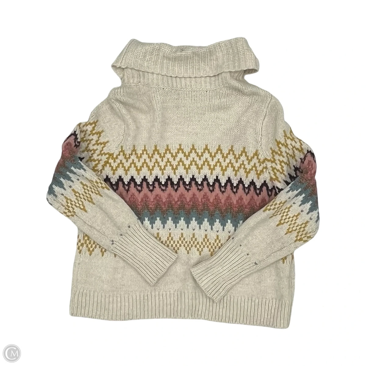 Sweater By Loft In Cream, Size: Xl