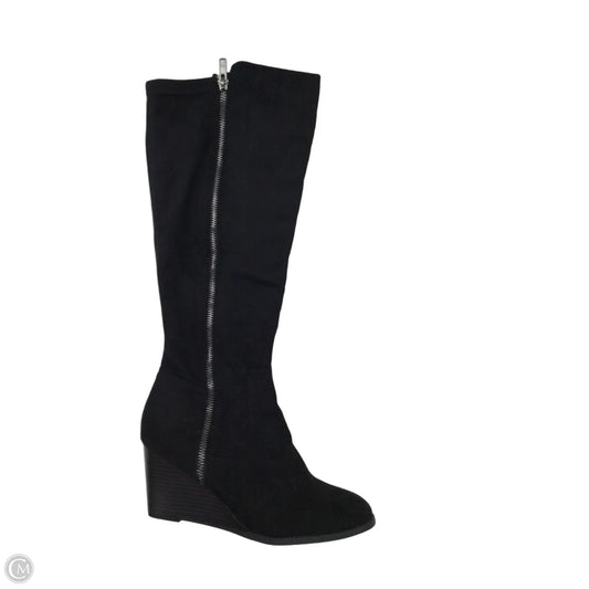 Boots Knee Heels By Style And Company In Black, Size: 7.5