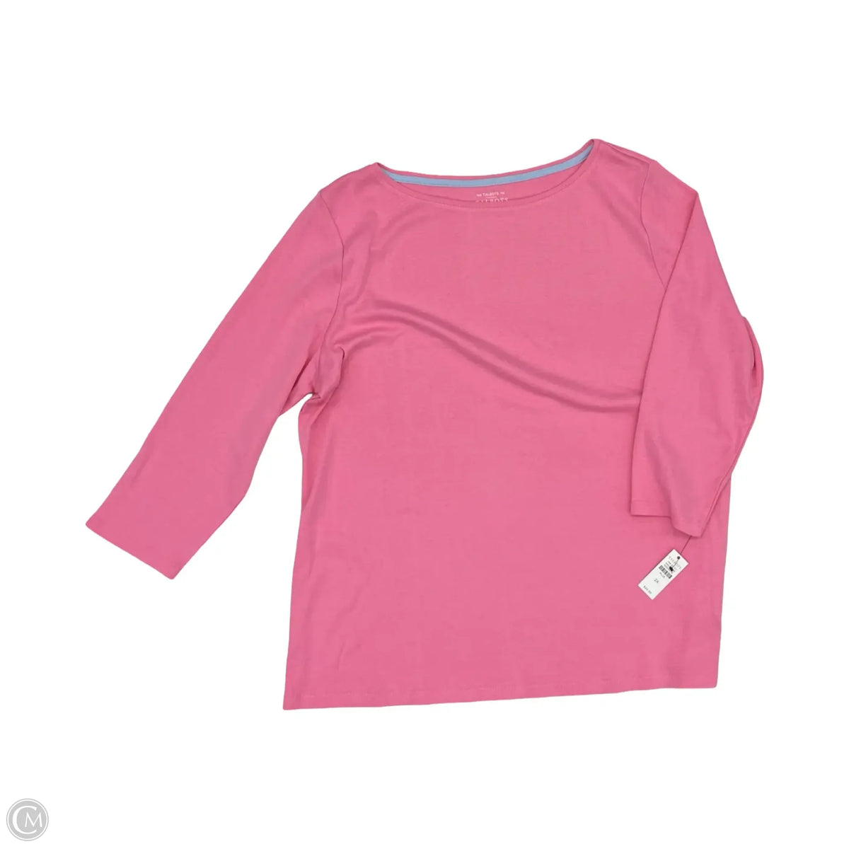 Top 3/4 Sleeve By Talbots In Pink, Size: 2x
