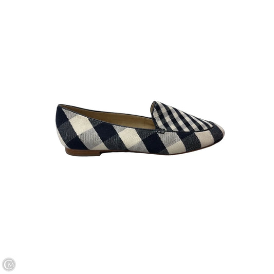 Shoes Flats By Talbots In Blue & Cream, Size: 8.5