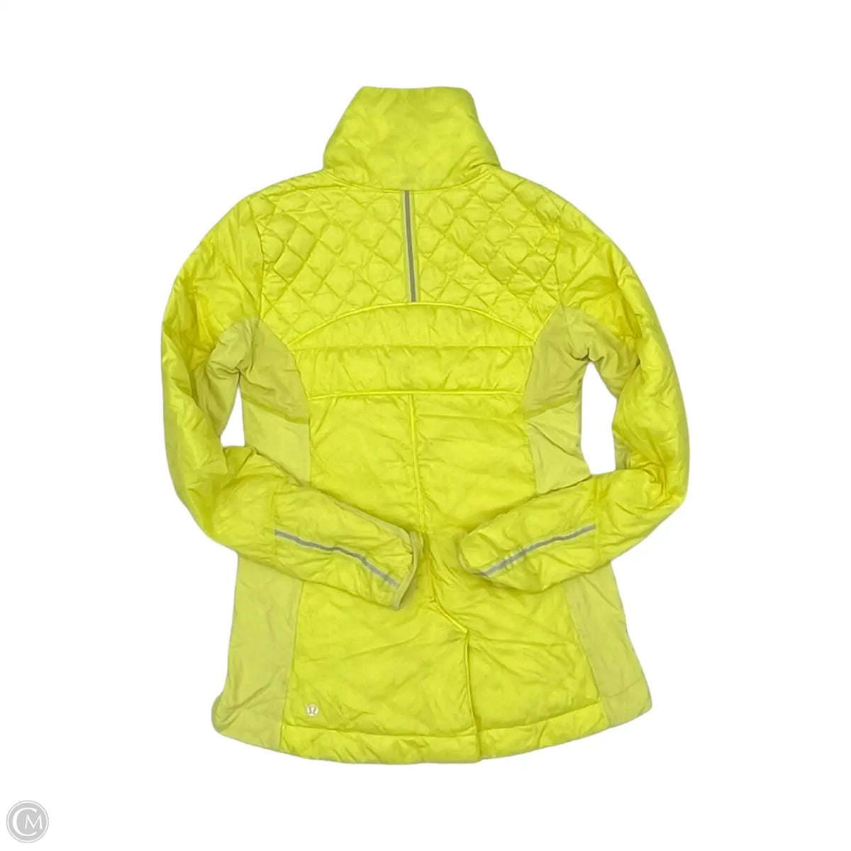 Athletic Jacket By Lululemon In Yellow, Size: S