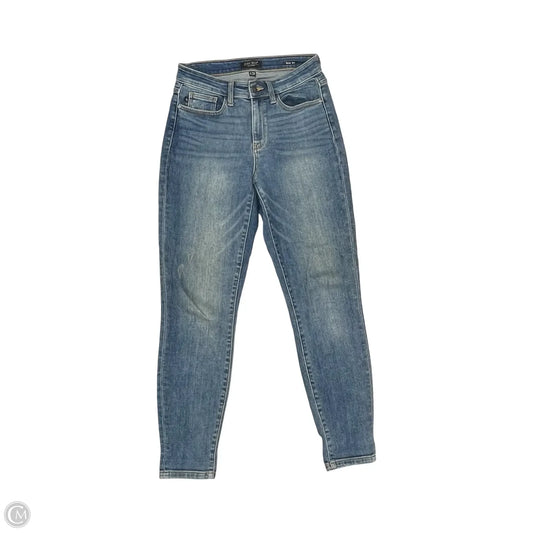 Jeans Skinny By Judy Blue In Blue Denim, Size: 2