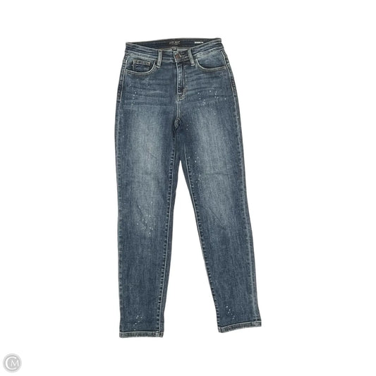 Jeans Skinny By Judy Blue In Blue Denim, Size: 2