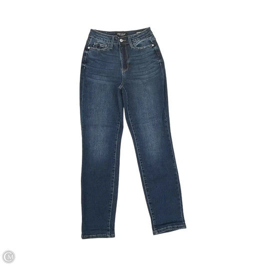 Jeans Skinny By Judy Blue In Blue Denim, Size: 2