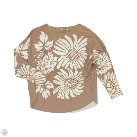 Sweater By Vila Milano In Cream & Tan, Size: S
