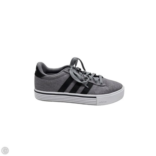 Shoes Sneakers By Adidas In Black & Grey, Size: 6.5