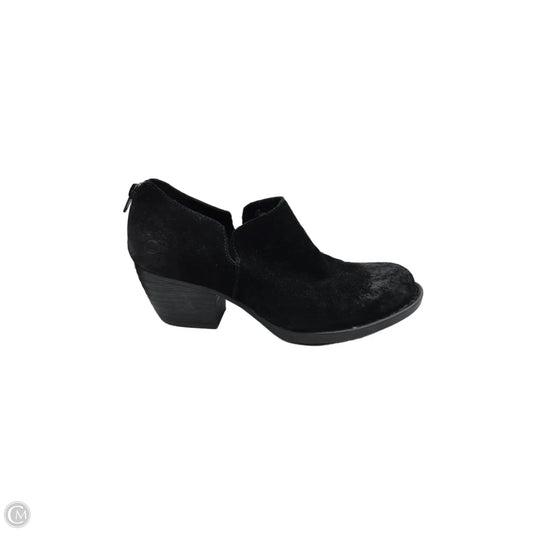 Boots Ankle Heels By Born In Black, Size: 10