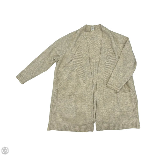 Sweater Cardigan By Terra & Sky In Cream, Size: 1x