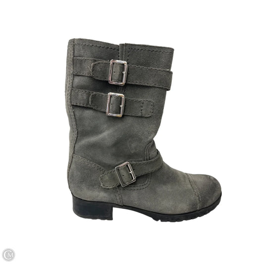 Boots Ankle Flats By Marc Fisher In Grey, Size: 8