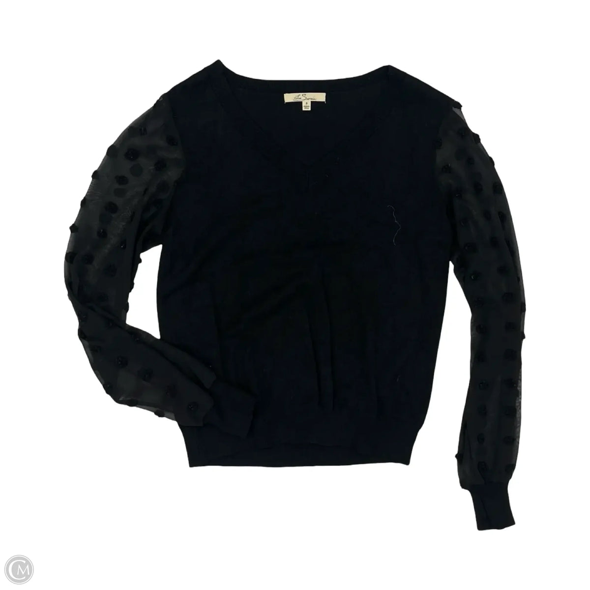 Sweater By Clothes Mentor In Black, Size: S