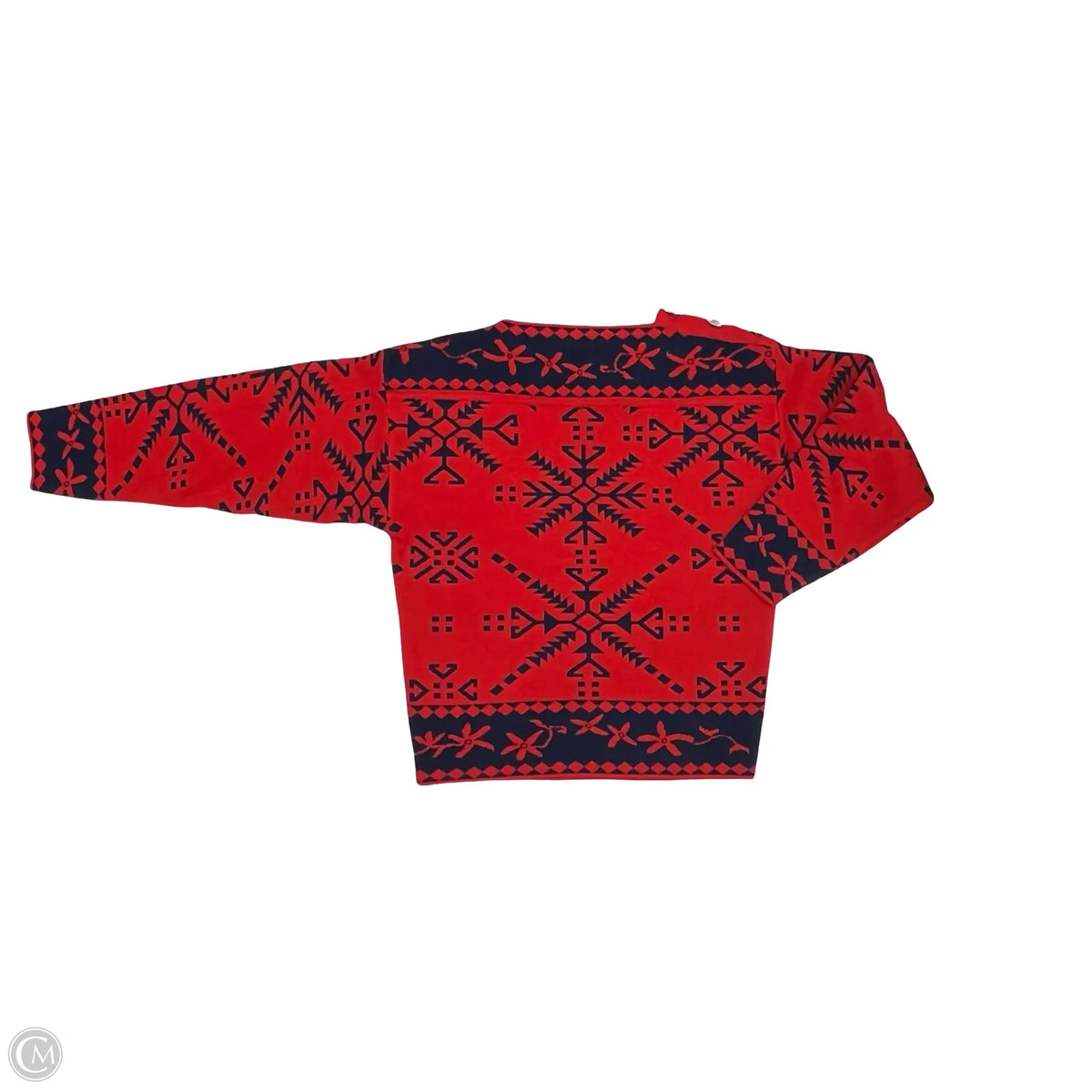 Sweater By Clothes Mentor In Blue & Red, Size: S