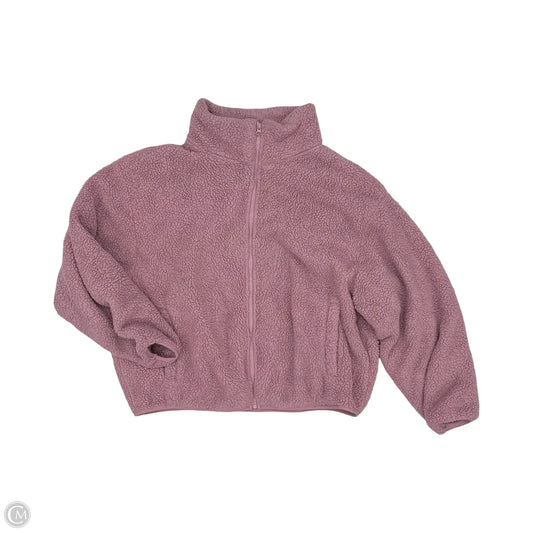 Jacket Faux Fur & Sherpa By Old Navy In Mauve, Size: Xxl