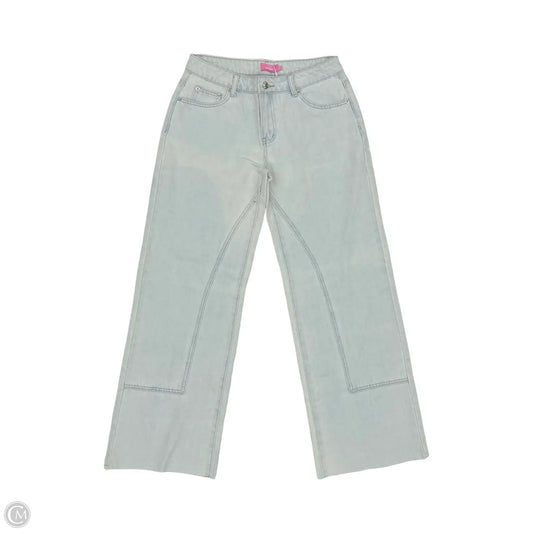 Jeans Wide Leg By Edikted In Blue Denim, Size: M