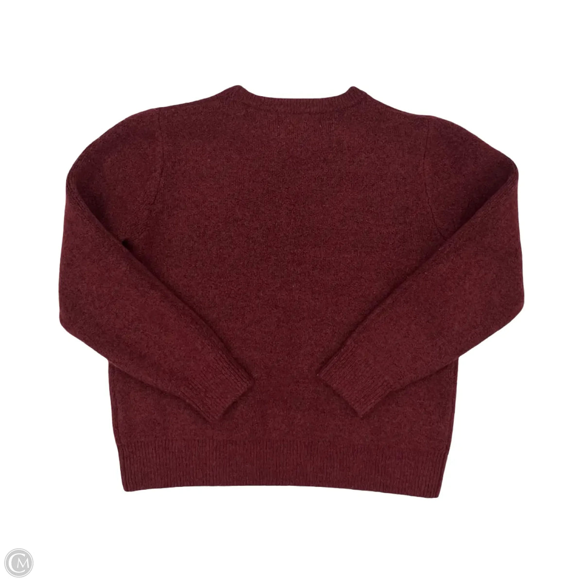 Sweater By Philosophy In Maroon, Size: L