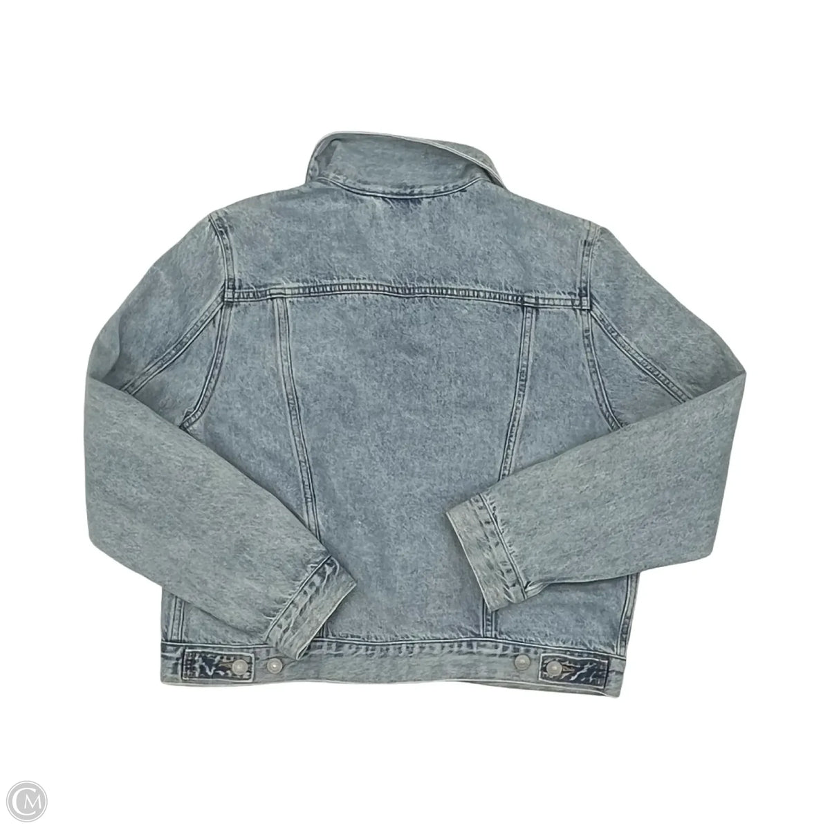Jacket Denim By Levis In Blue Denim, Size: L
