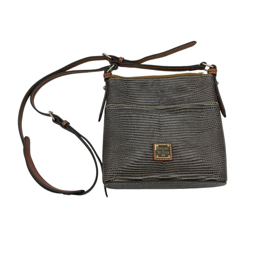 CROSSBODY DESIGNER By DOONEY AND BOURKE In GREY, Size:MEDIUM