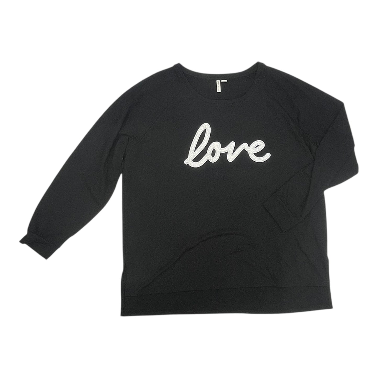 Top Ls By Cato In Black, Size:Xl