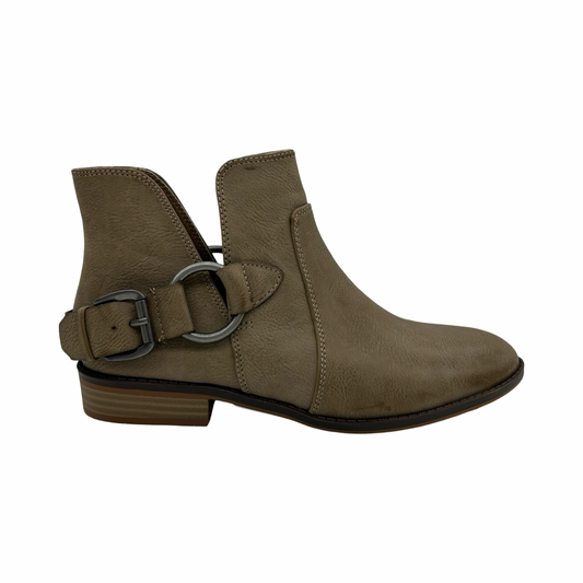 Boots Ankle Flats By Canyon River Blues In Brown, Size:7