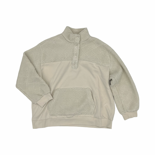 Sweatshirt Crewneck By Time And Tru In Tan, Size:Xxl