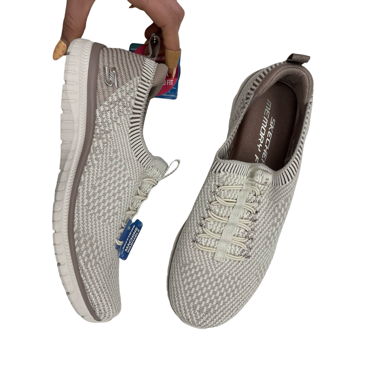 Shoes Sneakers By Skechers In Pink & Tan, Size:6