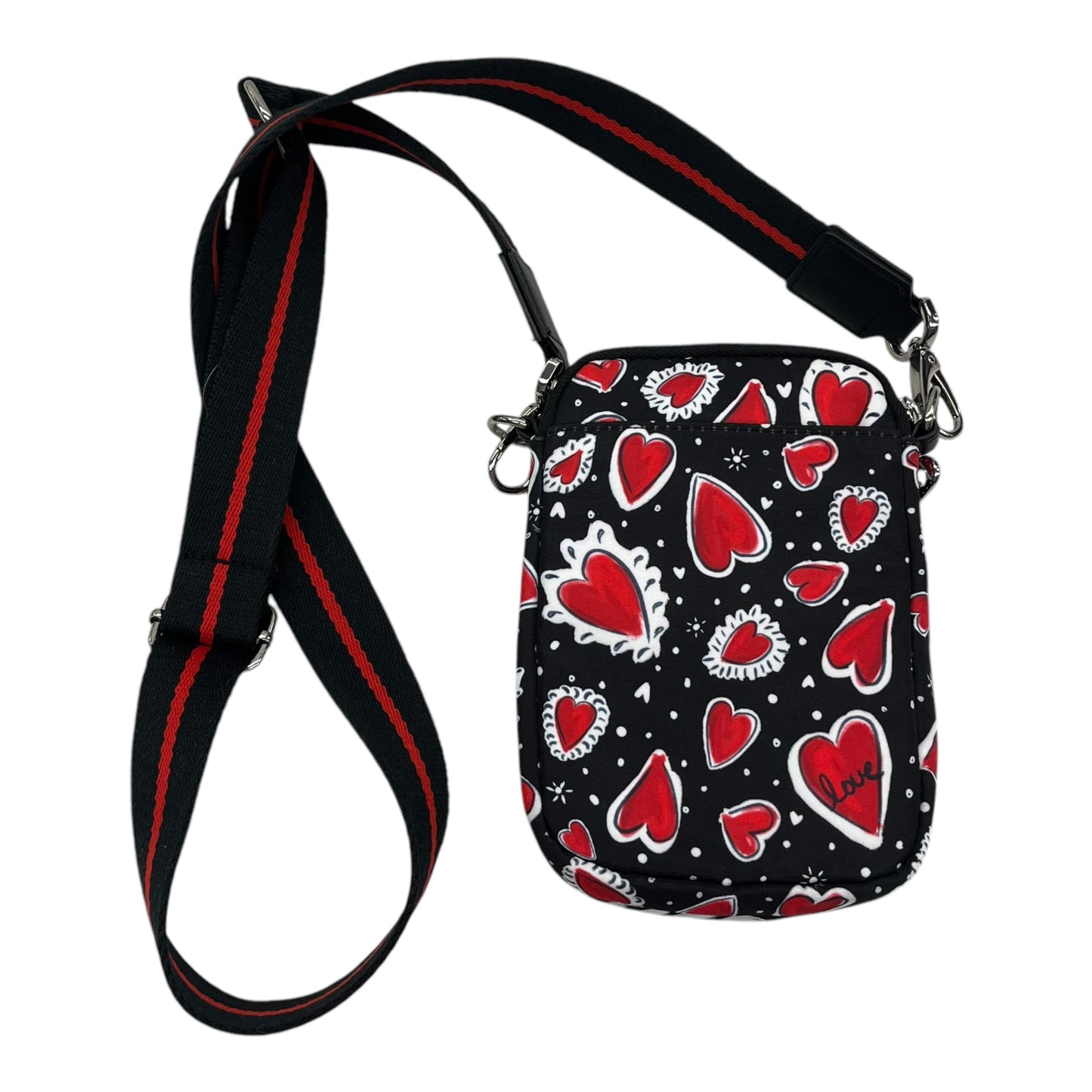 Crossbody By Brighton In Black & Red, Size:Small