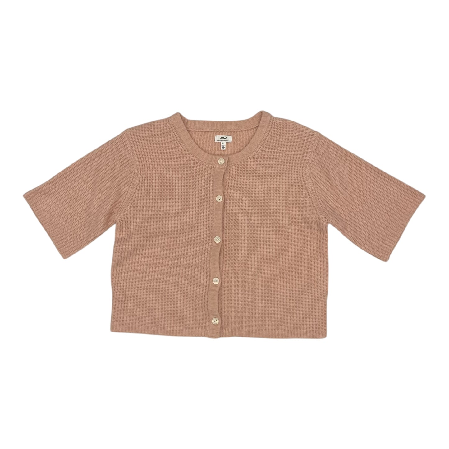 Sweater Cardigan By Aerie In Pink, Size:S