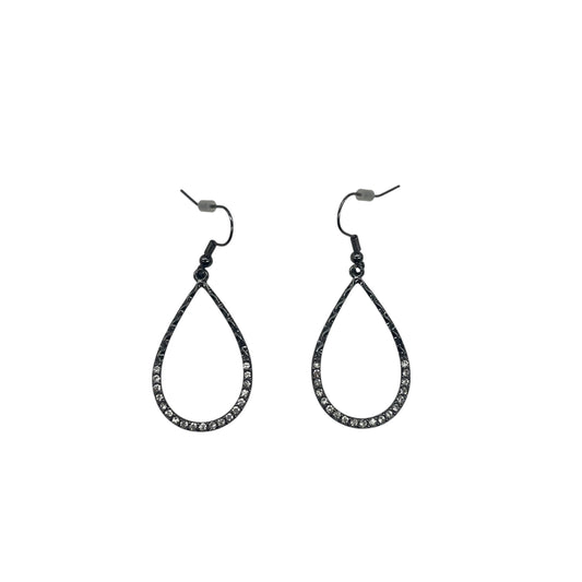 Earrings Hoop By Clothes Mentor In Black