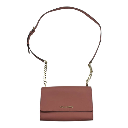 Crossbody Designer By Michael Kors In Pink, Size:Small