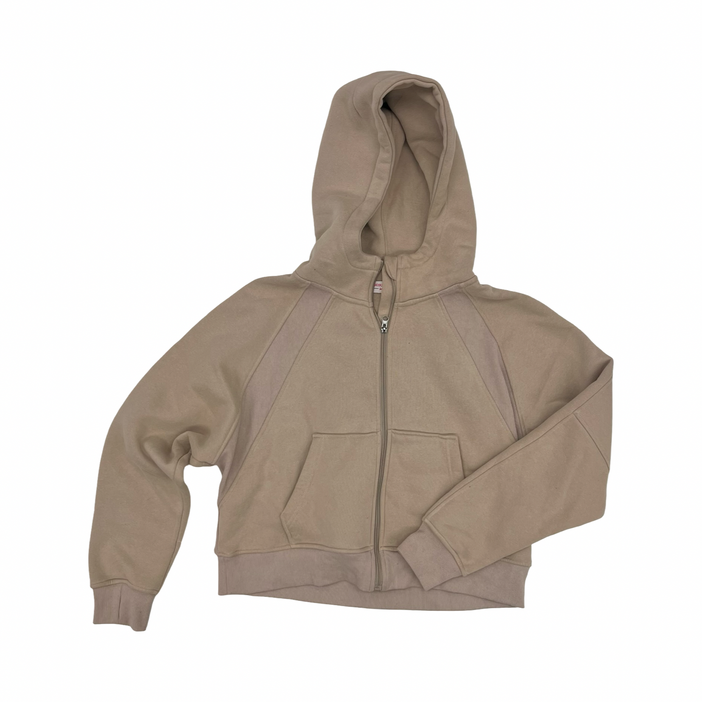 Sweatshirt Hoodie By Clothes Mentor In Tan, Size:L