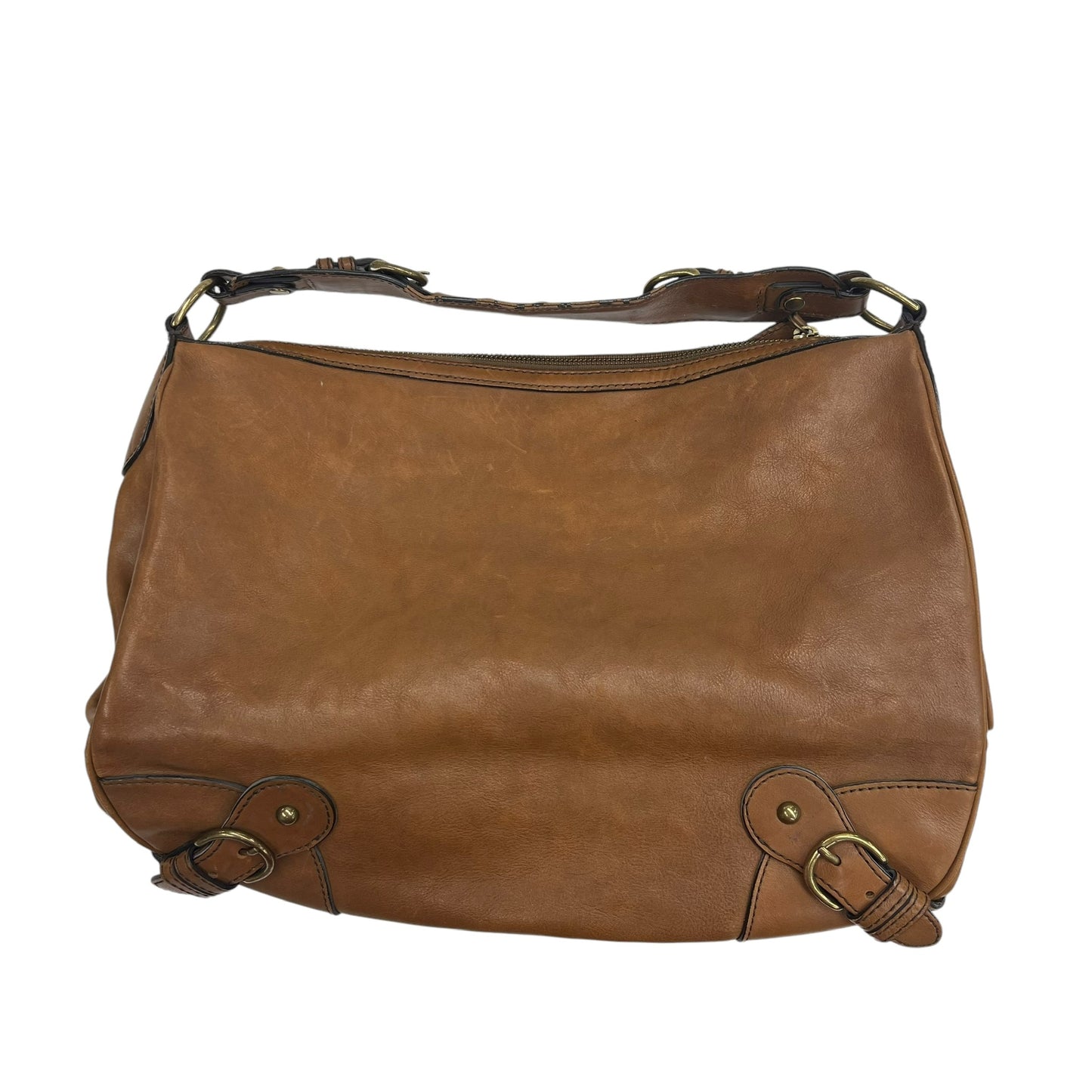 Tote Leather By Banana Republic In Brown, Size:Medium